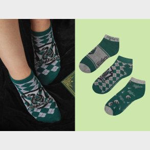 Harry Potter Ankelstrmper 3-pakning - Slytherin