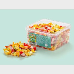 Frugtkarameller Bland-selv slik i kasser 1 kg