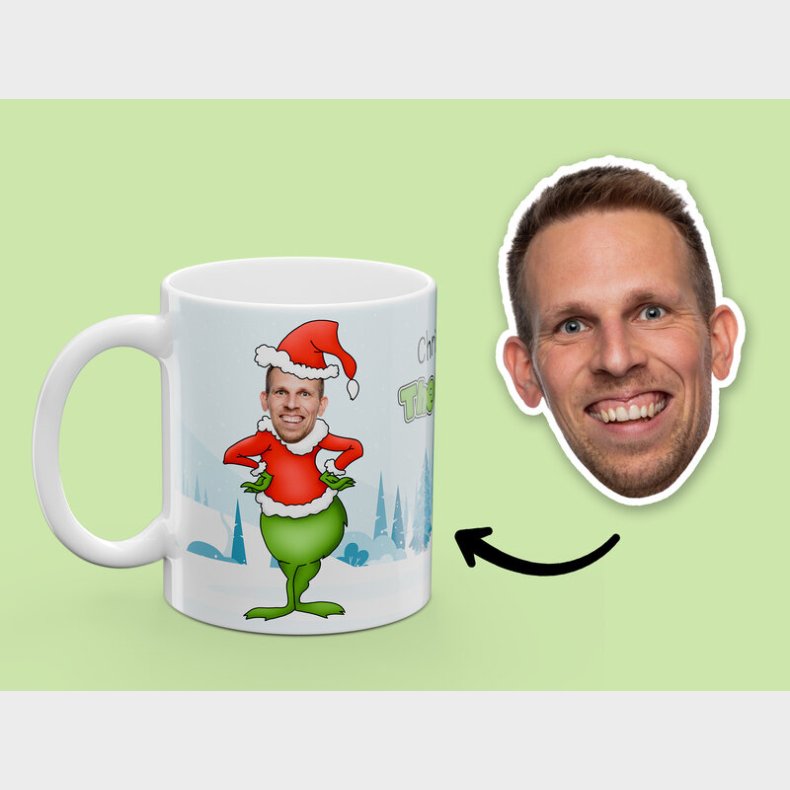 Personligt krus med billede - The Grinch