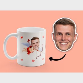 Personligt krus med billede - Happy Valentine's Day