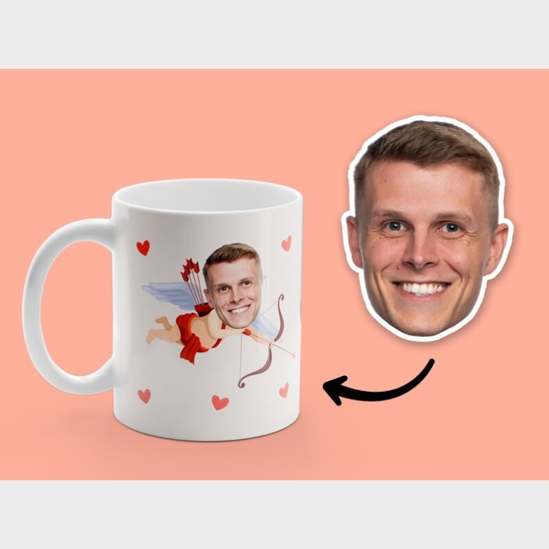 Personligt krus med billede - Happy Valentine's Day