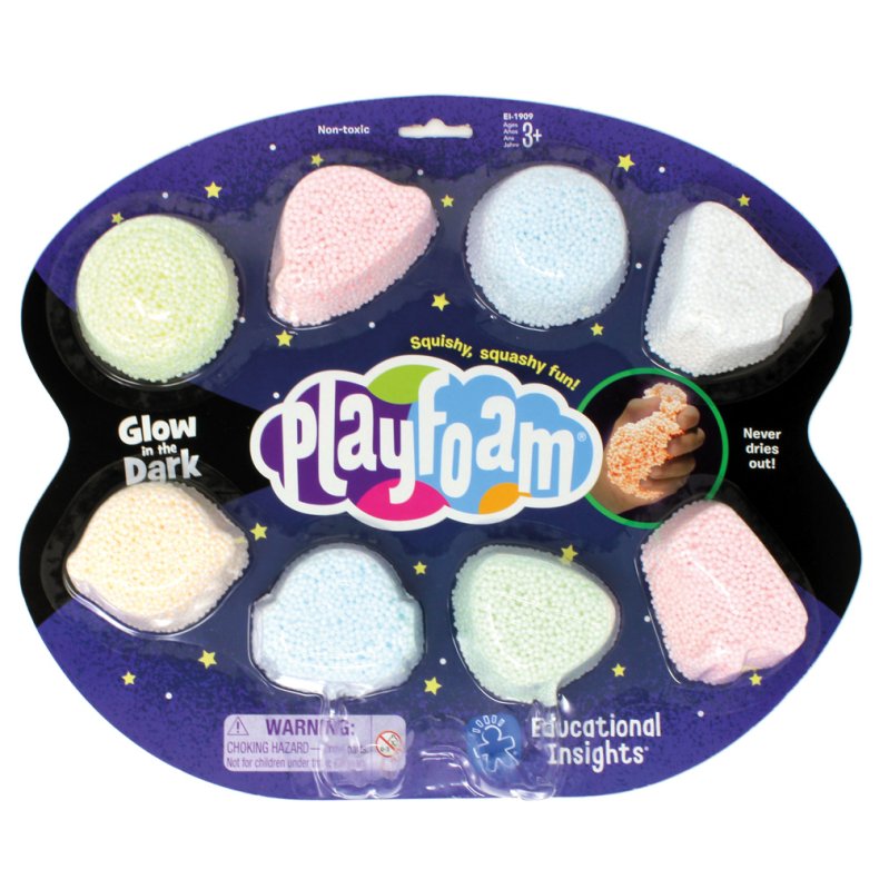Playfoam 8-pak - Glow in the dark