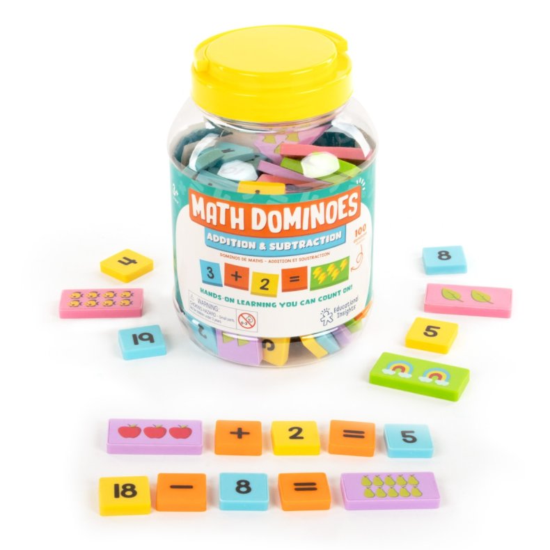 Learning Resources | Matematik-domino - Plus & minus