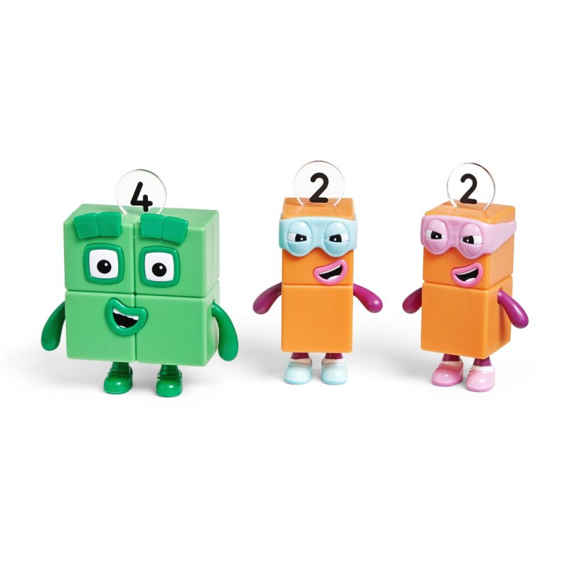 Numberblocks - Fire og Tvillingerne To og To