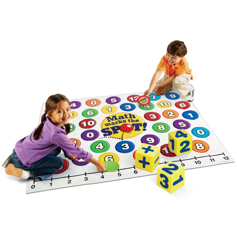 Learning Resources | Legetppe 122 x 152 cm - Begynder-matematik