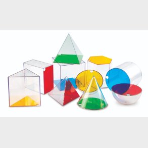 Learning Resources | Store geometriske former, 10 stk