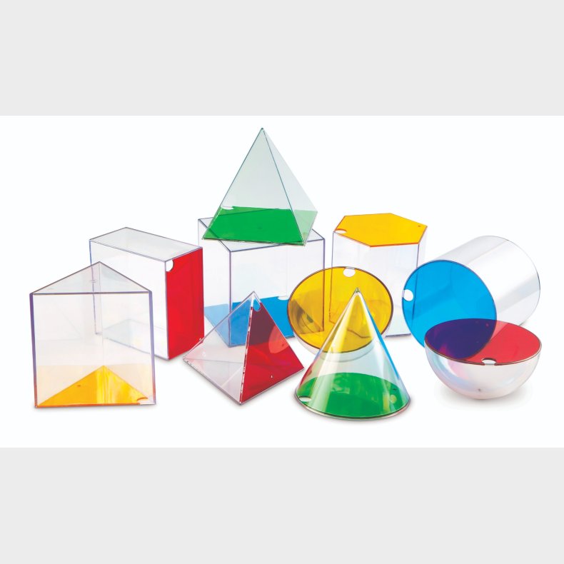 Learning Resources | Store geometriske former, 10 stk