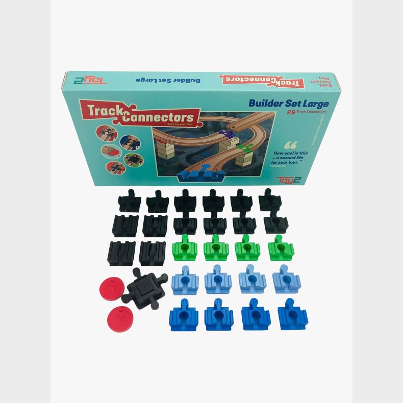 TOY2 Track Connector Builder Set Large Koblinger
