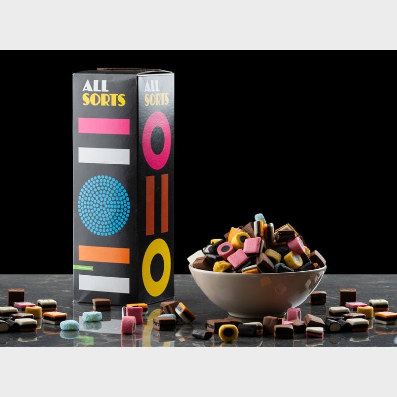 Allsorts Engelsk Lakridskonfekt 1 kg