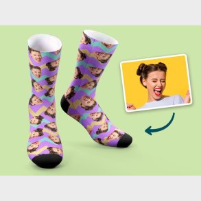 Personlige Strmper med Billede - Pske