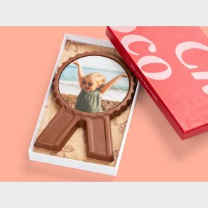 Personlig Chokolademedalje med Billede