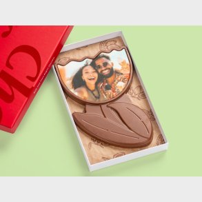 Persnonlig Chokoladeblomst med Billede