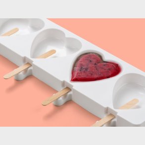 Ispindeform i Silikone - Hjerter