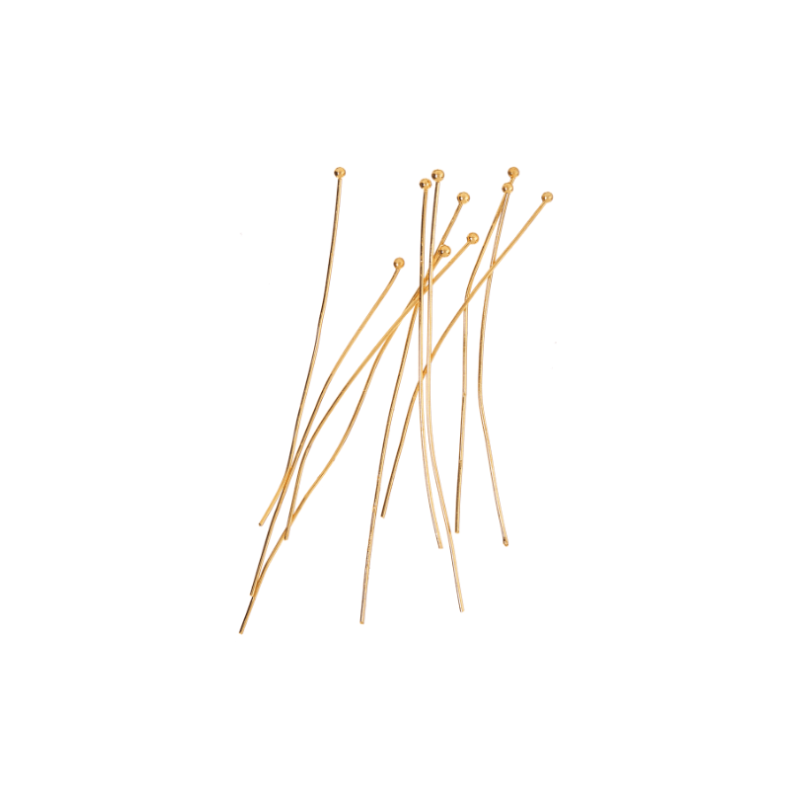 me&my BOX Perlestave 10 Stk. - Guldbelagt 18K - Lav Selv Smykker - Legekammeraten.dk