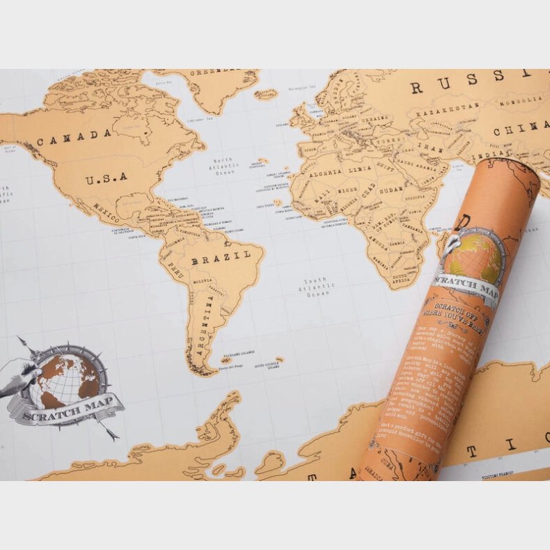 Scratch Map Original