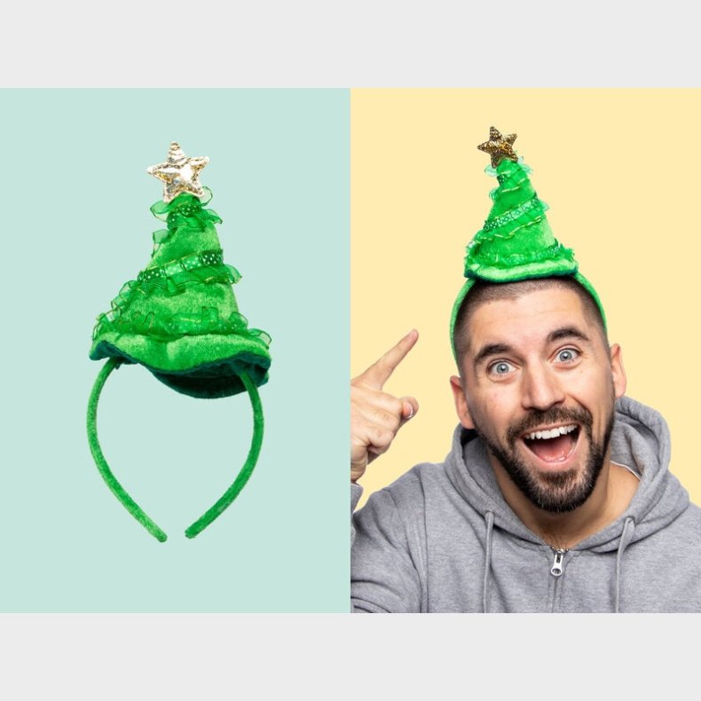 Diadem med Lysende Juletr