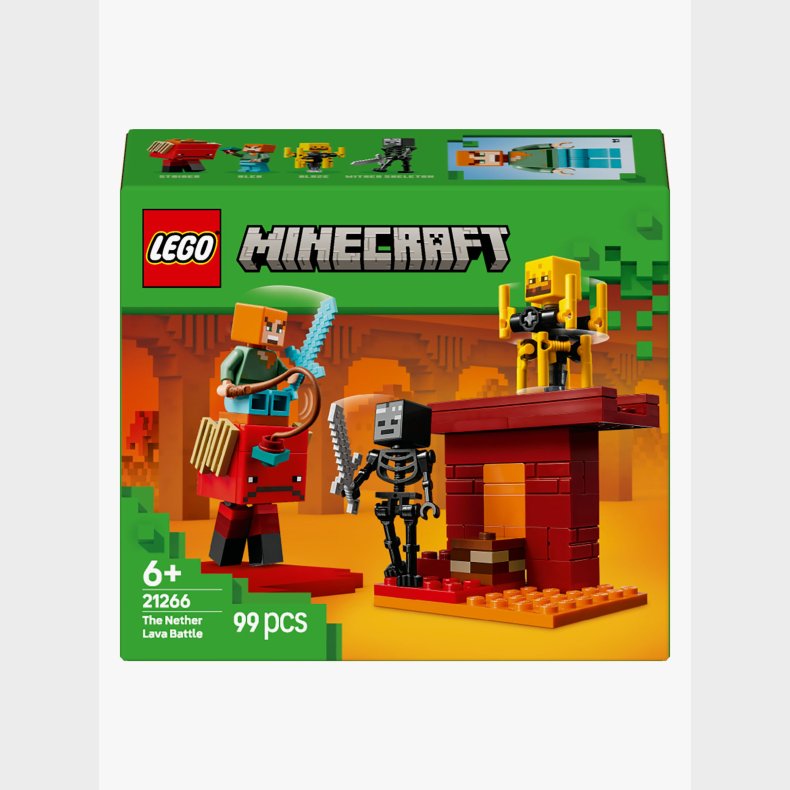 LEGO Minecraft 21266 Nether-lavakampen