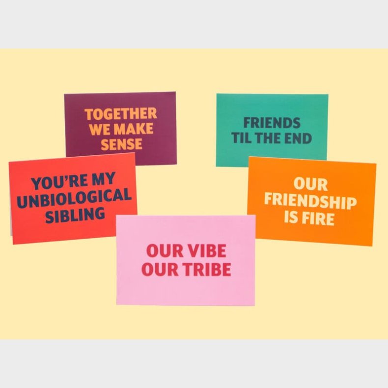 Citatkort Friends - 10-pakke