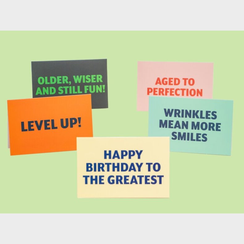 Citatkort Birthday - 10-pakke