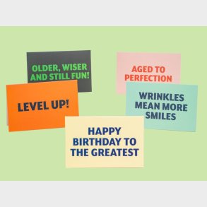 Citatkort Birthday - 10-pakke