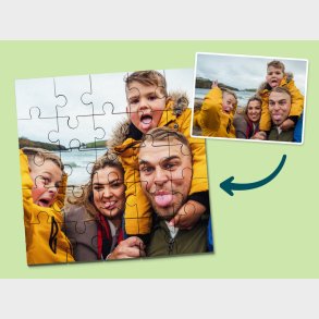 Personligt puslespil med Billede - Kvadrat