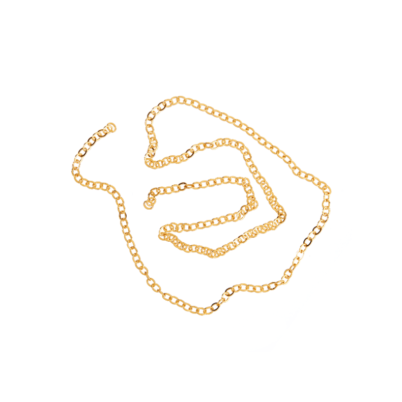 me&my BOX Ankerkde 50 Cm - Guldbelagt 18K - Lav Selv Smykker - Legekammeraten.dk