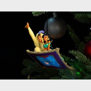 Juletr�spynt Aladdin og Jasmine