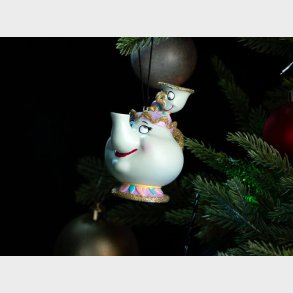 Juletrspynt Mrs. Potts & Chip