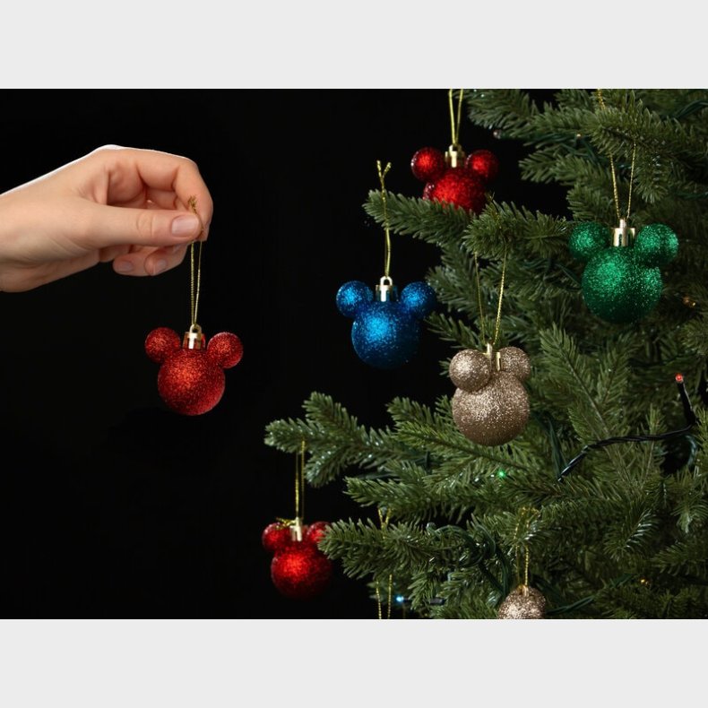 Juletrskugler Mickey Mouse 12-pak