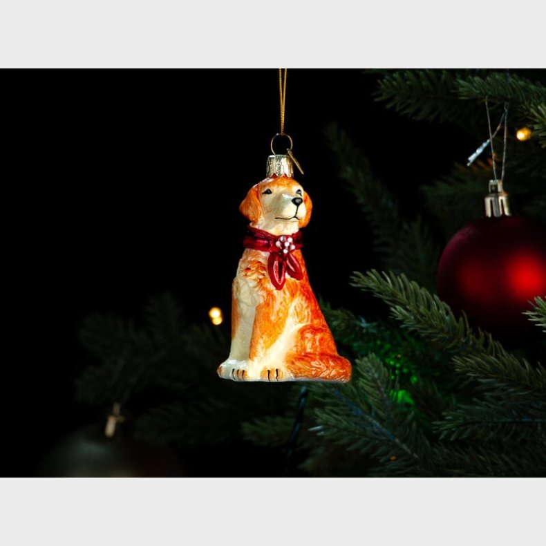 Juletr�spynt Golden Retriever
