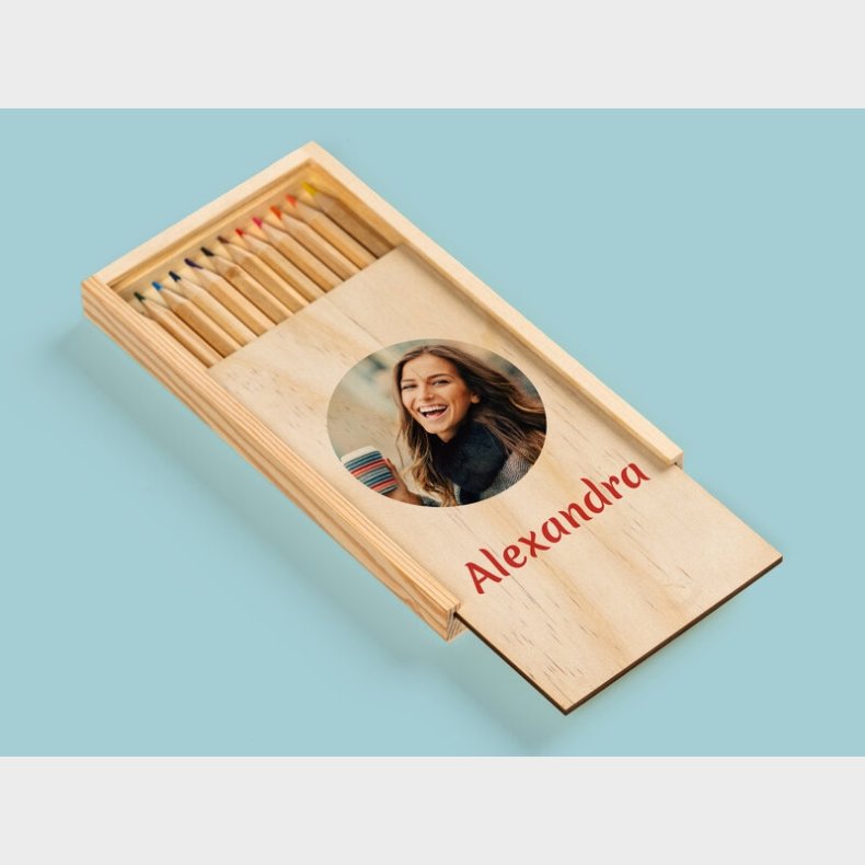 Personligt penalhus med foto & tekst