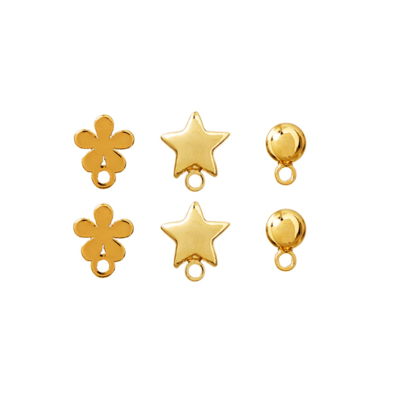 me&my BOX restikker 3 Par - Guldbelagt 18K - Legekammeraten.dk