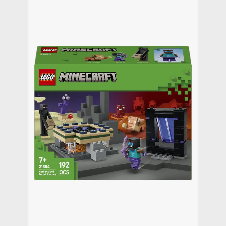 LEGO Minecraft 21584 Nether- og End-portalrejse