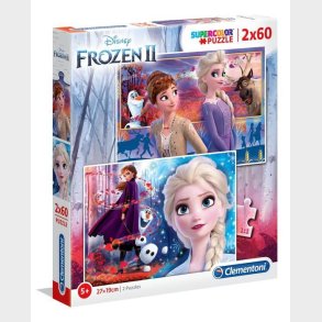 Disney Frozen 2 Puslespil 2x60 Brikker