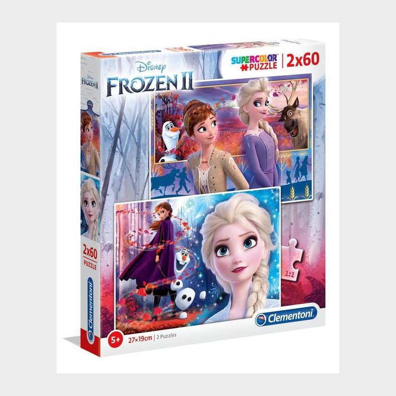 Disney Frozen 2 Puslespil 2x60 Brikker