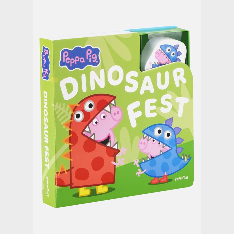 Gurli Gris Bog med Trfigurer - Dinosaurfest