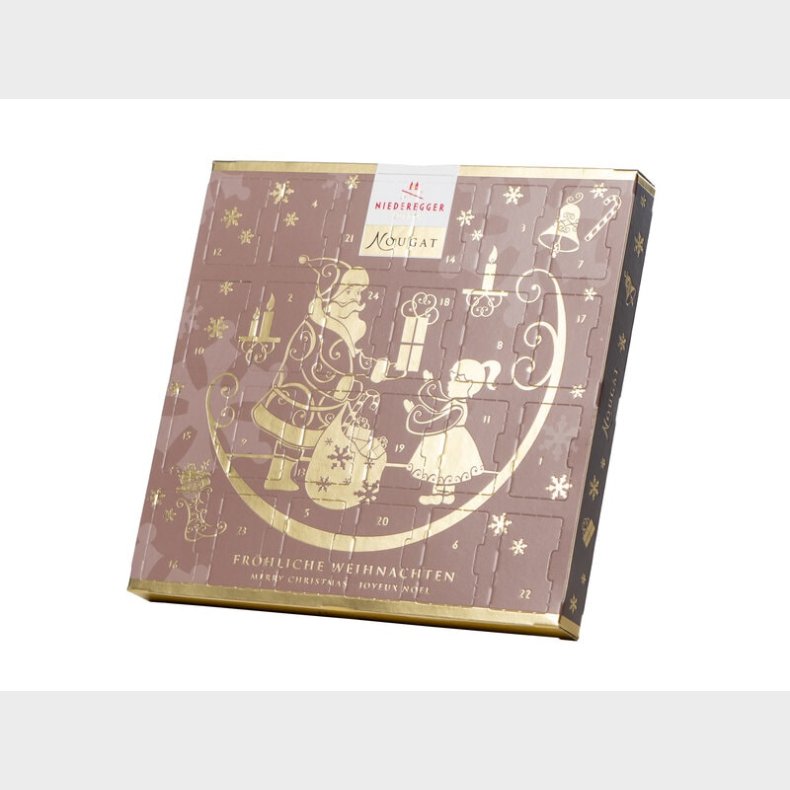 Julekalender med Nougat - Niederegger