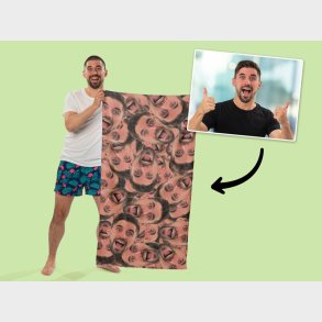 Personligt Badehndklde med Billede - Multiface