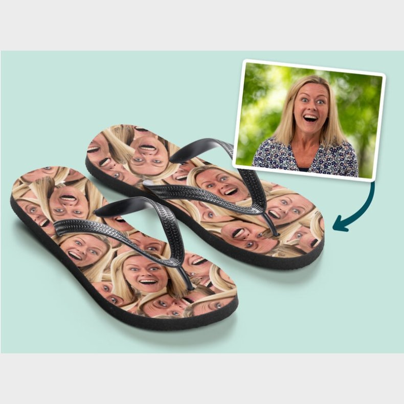 Personlige Flip-flops - Multiface