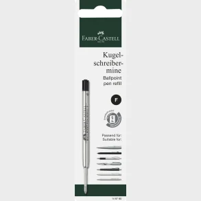 Refill Faber-Castell kuglepen f sort bk