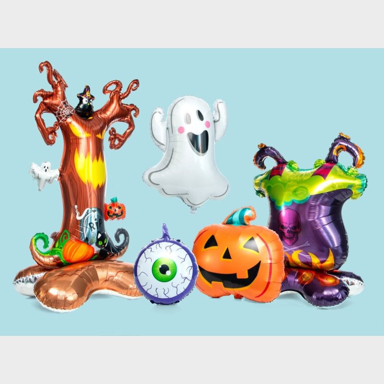 Folieballoner Halloween 5-pak