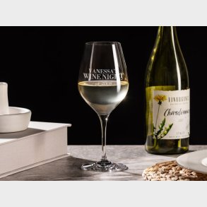 Personligt Spiegelau Hvidvinsglas med Gravering - Egen Tekst