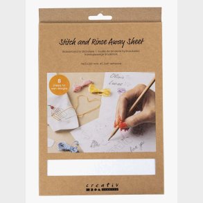 Creativ Company Vandopl�selig Broderiark A5 8 st