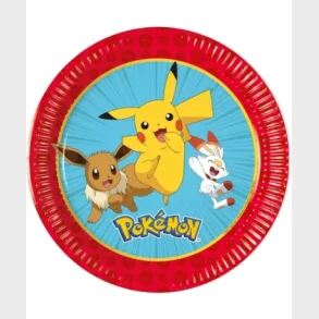 Pokmon paptallerken - Next generation - 8 stk.