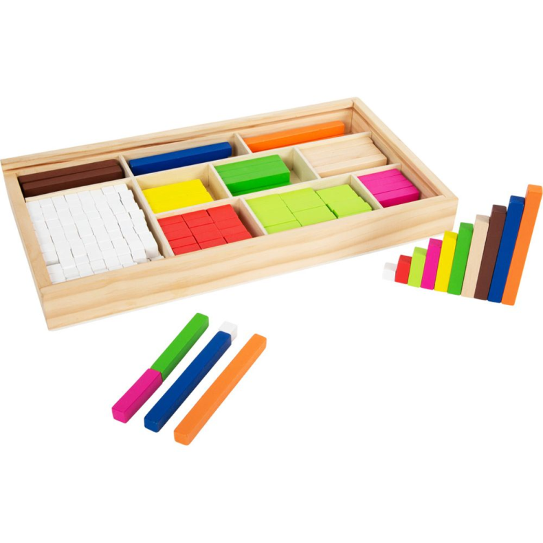 Cuisenaire regnestave i Tr