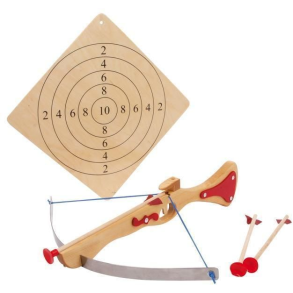 Armbrst med Skydeskive i tr, stor