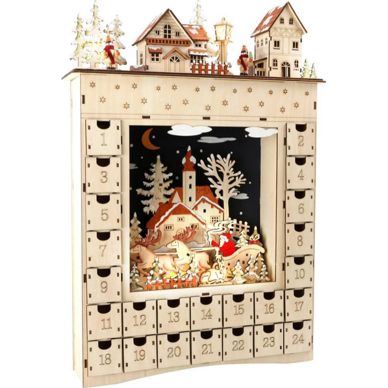 Julekalender Vinterdr�m med 24 l�ger