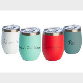 Personlig Termokrus med Tekst - 355 ml