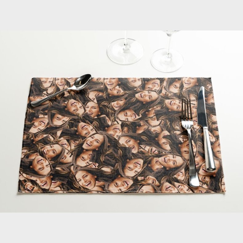 Personlig dkserviet med Billede - Multiface