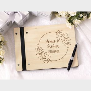 G�stebog i Tr� med Egen Tekst